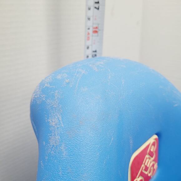 Blue Penguin Sled Pull Rope Seat Belt Strap - Complete with Eyes Vintage STEP 2 - Picture 14 of 15